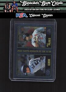 2001 Topps Traded & Rookies Chrome T99 Ichiro Suzuki Albert Pujols