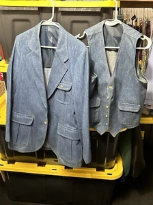 Chaqueta y Chaleco Lee Separados De Colección Para Hombre Lees Blazer EE. UU. Raro💯✅ - Imagen 1 de 22
