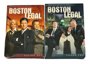 Boston Legal Box Sets Season 1 & 2 DVD 12 Disk Lot - Picture 1 of 8