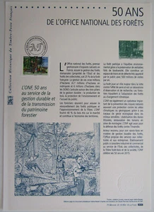 Document Philatélique 1er Jour : 53 2015 Office Nationale des Forêts - Picture 1 of 1