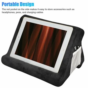 Multi-Angle Pillow Tablet Read Stand Holder Foam Lap Rest Cushion For iPad Phone - Picture 1 of 17