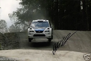 Rallyefahrer Matti Rantanen handsigniertes Foto Ford Focus RS WRC 08 12x8" AF - Bild 1 von 1