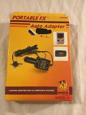 Portable FX Auto Adapter for Game Boy, Game Gear,Lynx, & TurboExpress. NEW - Image 1 of 4