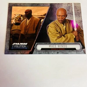 2016 Star Wars Evolution Base Card #80 Mace Windu: Republic General - Picture 1 of 2