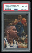 1996-97 Flair Showcase Row 0 Anfernee Hardaway 1 Showpiece PSA 8