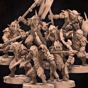 Paquete de orcos / duendes - Morder la bala - mazmorras y dragones - Imagen 1 de 10