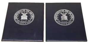 Authentic Air Force Retirement Certificate & Wife's Certificate of Appreciation - Picture 1 of 10