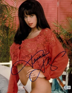 JENNA JAMESON SIGNED 11x14 PHOTO POPULAR ADULT MOVIE ACTRESS YOUNG BECKETT BAS - Picture 1 of 3