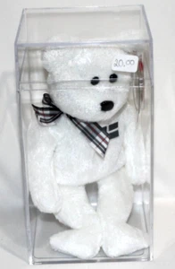 2007 8.5" TY BEANIE BABY BABIES PIRAN FLAG UK EXCLUSIVE BEAR MWMTs + CASE! - Imagen 1 de 2