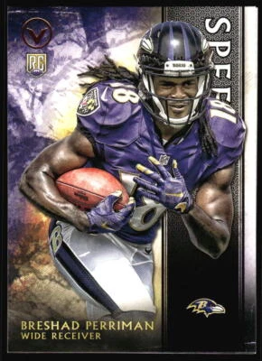 2015 Topps Valor Breshad Perriman SP Speed Rookie #123 Baltimore Ravens - Image 1 of 2