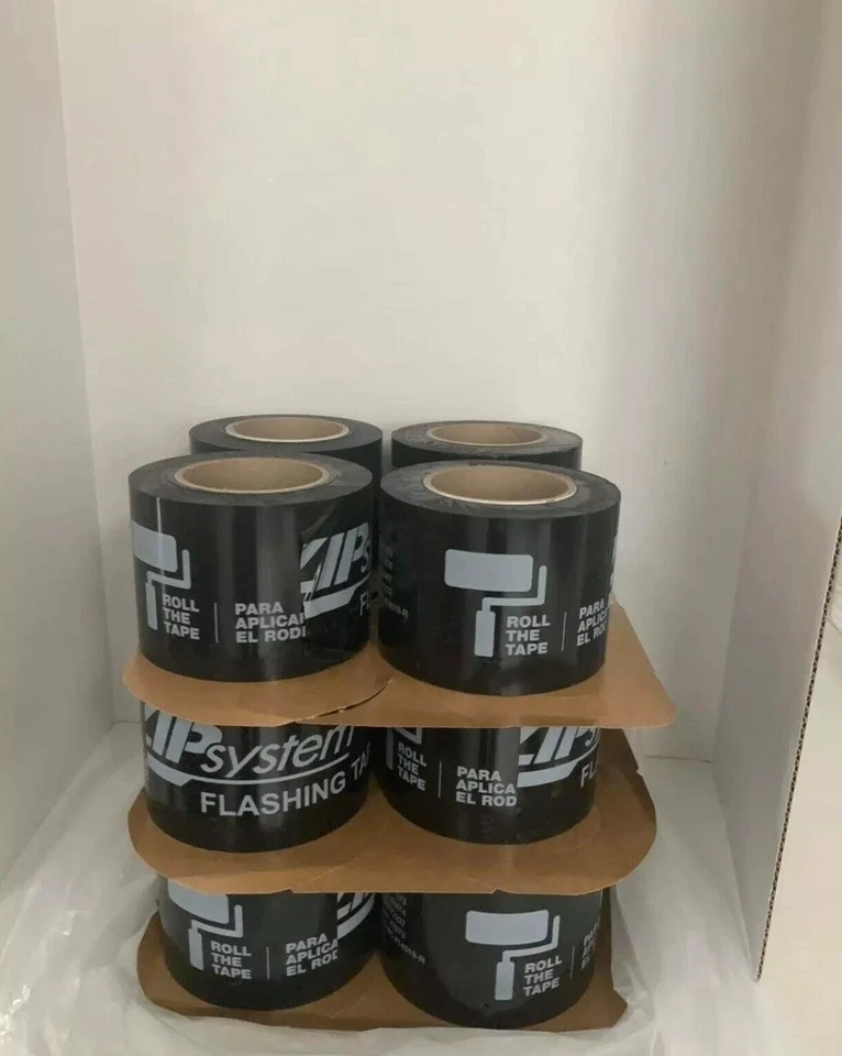 12 Rolls Zip System Window, Sheathing Flashing Tape 3.75”x90ft - Image 1 of 1