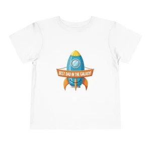 Galaxy Dad Toddler Tee, Father's Day Gift, Outer Space Baby Shirt, Cute Daddy - Picture 1 of 5