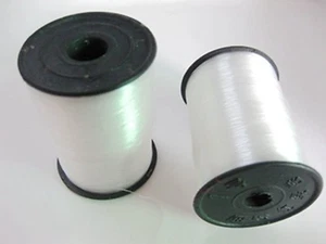2 Roll 80 Metres Strong Clear Nylon Beading Invisible Cord String Thread 0.25mm - Picture 1 of 4