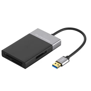 6in1 USB 3.0 HUB lettore di schede CF XQD SD TF adattatore lettore di schede per Windows Mac E - Foto 1 di 6