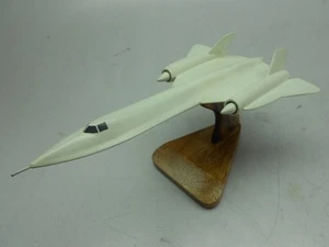 Lockheed SR-71 Blackbird Reconaissance Aircraft Wood Model Replica Free Shipping - Picture 1 of 1