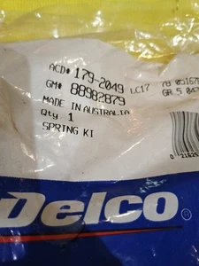 NOS OEM GM 88982879 ACDelco 179-2049 Spring Kit ONE (1) SET PER ORDER - Picture 1 of 2