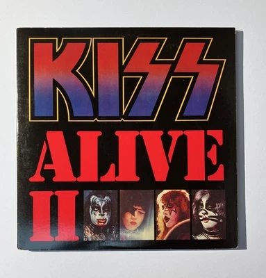 Kiss - Alive II 2-LP Casablanca NBLP 7076-2 1977 EX Includes org inners and book - Image 1 of 4