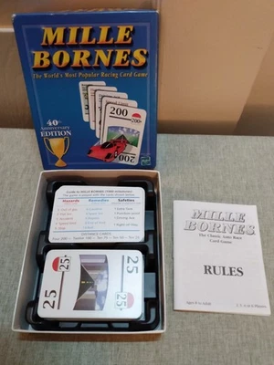 2002 Mille Bornes 40th Anniversary Edition Racing Card Game Complete Excellent - Image 1 of 4