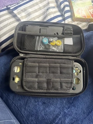 Carrying Case + Protective Cover + Tempered Glass Film For Nintendo Switch OLED - Image 1 of 4