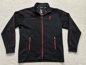 Specialized Trainingsjacke Herren L schwarz Full Zip Sweatshirt Taschen Logo Radfahren - Bild 1 von 9