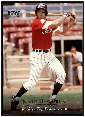 1995 Upper Deck Minor League #142 Nate Holdren - Image 1 of 2