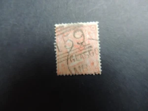 Gran Bretaña 1865-7 4d bermillion SG94 usado - Imagen 1 de 1