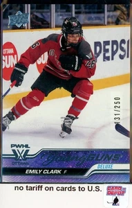 2024-25 Upper Deck PWHL Young Guns Deluxe #70 Emily Clark 131/250 - Bild 1 von 2