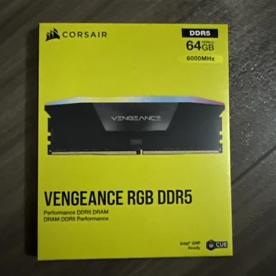 Corsair Vengeance RGB memory module 64 GB 2 x 32 GB DDR5 Low Latency - Image 1 of 4
