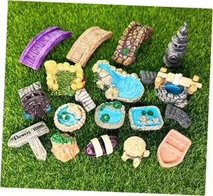 20 Pcs Mini Fairy Garden Accessories Kit, Miniature Garden Figurines,Miniature - Picture 1 of 7