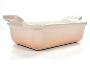Plato para hornear rectangular pequeño Le Creuset Stoneware Heritage 19 cm / 1 qt ~ PECHE - Imagen 1 de 10