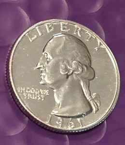 Cuarto de dólar Washington 1961 prueba - buen estado de prueba de gemas - 90 % plata 👍 - Imagen 1 de 2