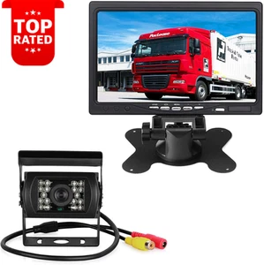 Vehicle Backup Camera System 18Leds Waterproof Night Vison Reversing Reverse Rea - Picture 1 of 12