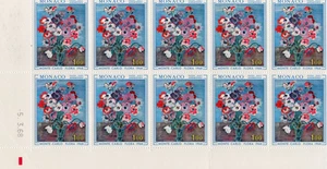 MÓNACO 1968 MONTE CARLO BLOQUE DE 10 MUY FINO MNH.,, - Imagen 1 de 2