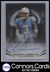 Derwin James Jr. Auto 2023 Panini Black #MS-DJA Midnight Signatures Emerald /25 - Bild 1 von 2