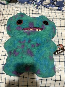 FUGGLER BIGG FUGG GAPTOOTH MCGOO XL 18" Teeth Teal Purple Plush - Picture 1 of 3