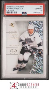 Fleer Retro Ex 2001 #9 2012 Wayne Gretzky Hof Pop 4 PSA 10 - Imagen 1 de 2