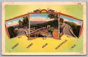 Scenic Views Near Huntsville, Alabama Vintage Unused Postcard - Picture 1 of 2