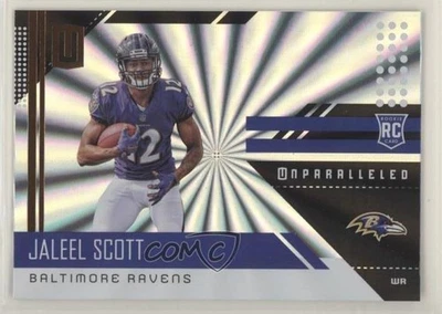 2018 Panini Unparalleled Rookie Shine Jaleel Scott #262 Rookie RC - Image 1 of 2