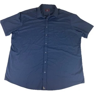 Untuckit Short Sleeve XXXL Tall Navy Blue Performance Gironde Men’s - Picture 1 of 9