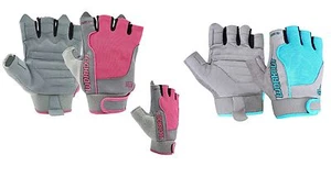 CYCLING GLOVES HALF FINGER BICYCLE GYM FITNESS MULTI SPORTS GLOVE FINGERLESS - Picture 1 of 4