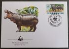 1984 Liberia World Wildlife Fund FDC ties 10c Stamp cd Monrovia