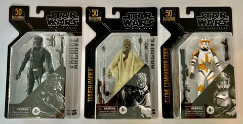 Hasbro Star Wars The Black Series 6 inch - Lot of 3 Action Figures - Free Ship! Cover