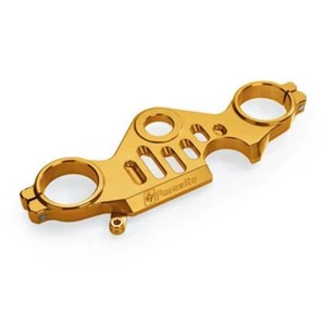 Piastra di sterzo superiore Paraxite oro+blocco chiavi Yamaha R1M 20-24 - Picture 1 of 5