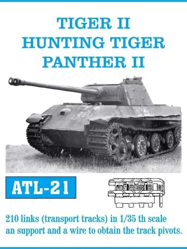 FRIULMODEL Kft. FMATL021 TIGER II, HUNTING TIGER, PANTHER II - 210 PEZZI - Immagine 1 di 1