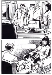 OSS 117 PAYS NEUTRE (LEOPOLD SANCHEZ) PLANCHE ORIGINALE  INEDITE PAGE 244 - Picture 1 of 1