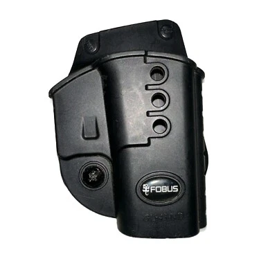 Fobus GL42ND Evolution Holster for Glock 42, Right Hand Paddle OWB Black Conceal - Image 1 of 4