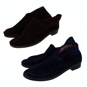Ladies Unbranded Bella Hook & Loop Boot Style Slippers Price £1.99 - Picture 1 of 19