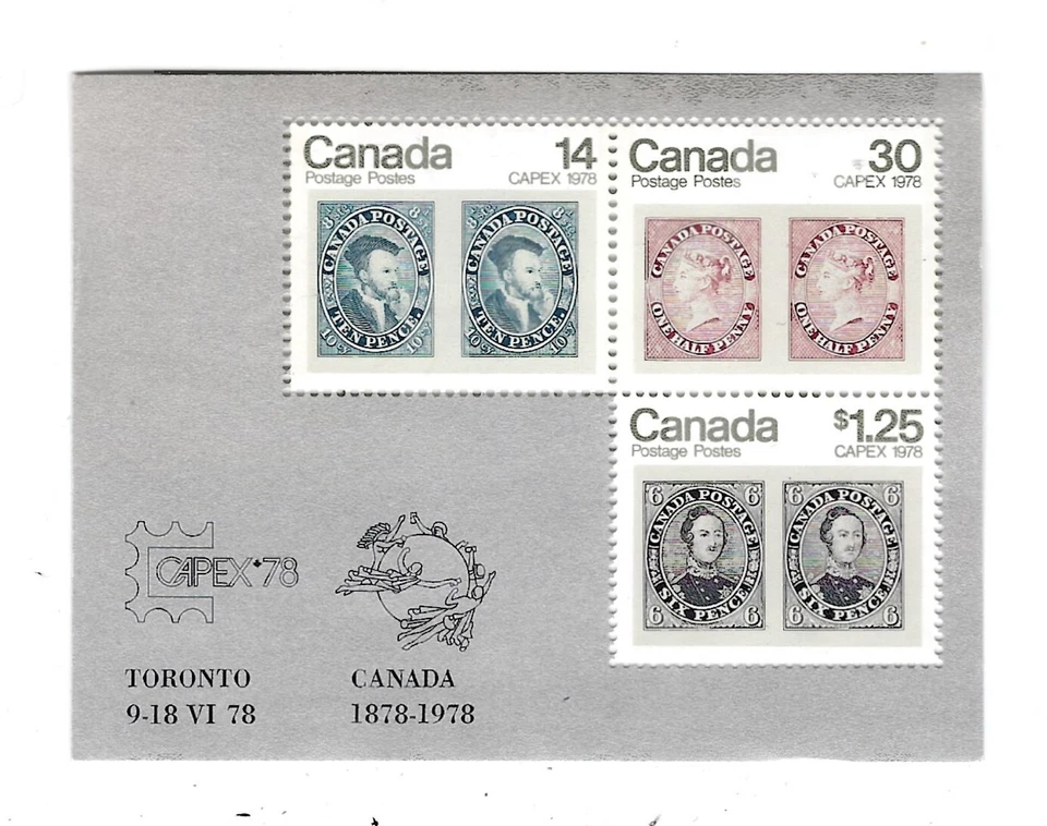 Canada 1778 #756a Capex Souvenir Sheet MNH - Image 1 of 1