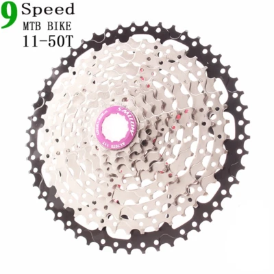 Ultralight MTB Bicycle 9Speed Cassette 11-50T Mountain Bike Wide Ratio Freewheel - Image 1 of 4