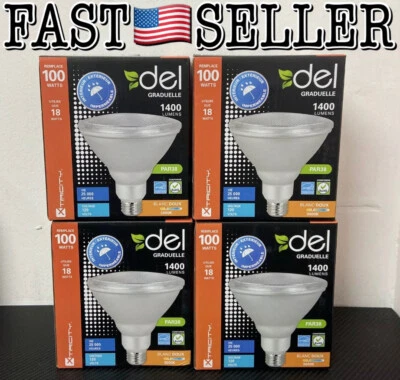 4-Pack Xtricity PAR38 LED Dimmable Flood Light Bulb 100W Equal 1400 Lumens 3000K - Image 1 of 4